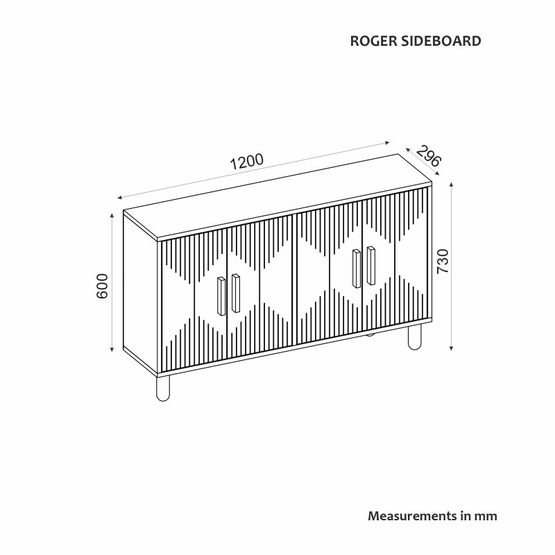Console Roger - Anthracite Anthracite