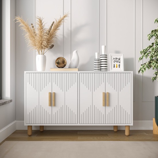 Console Roger - White White Console Roger - White White