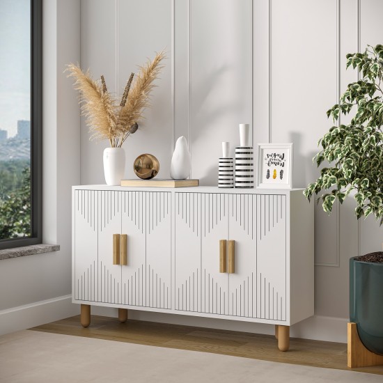 Console Roger - White White Console Roger - White White