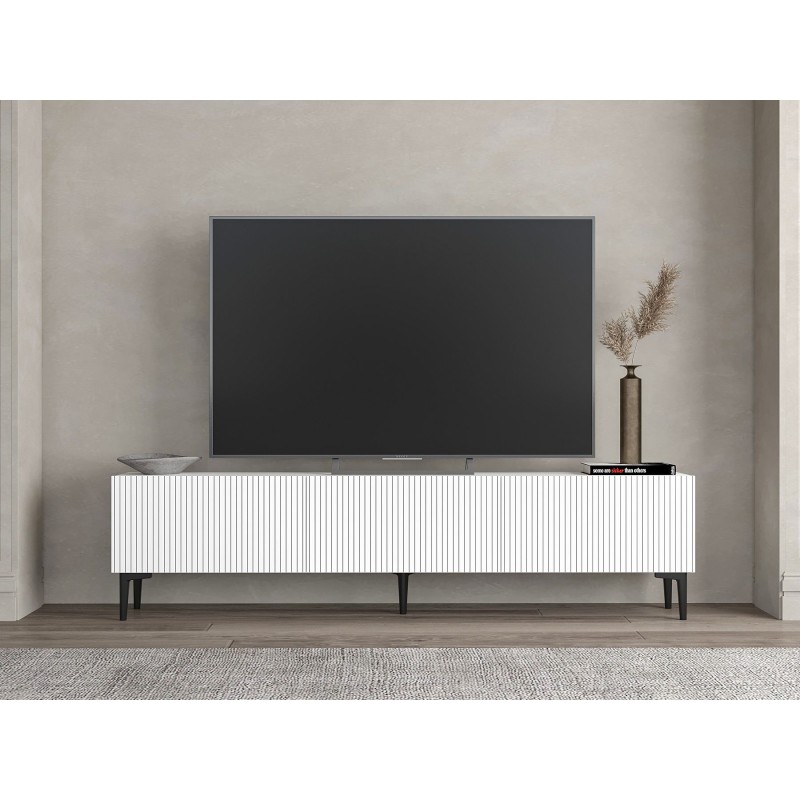 TV Stand Oscar - White White
