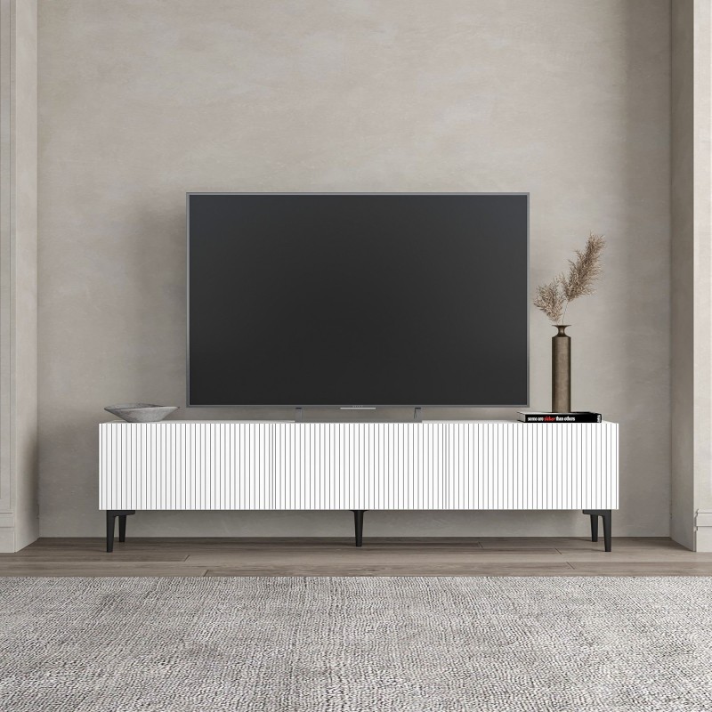 TV Stand Oscar - White White