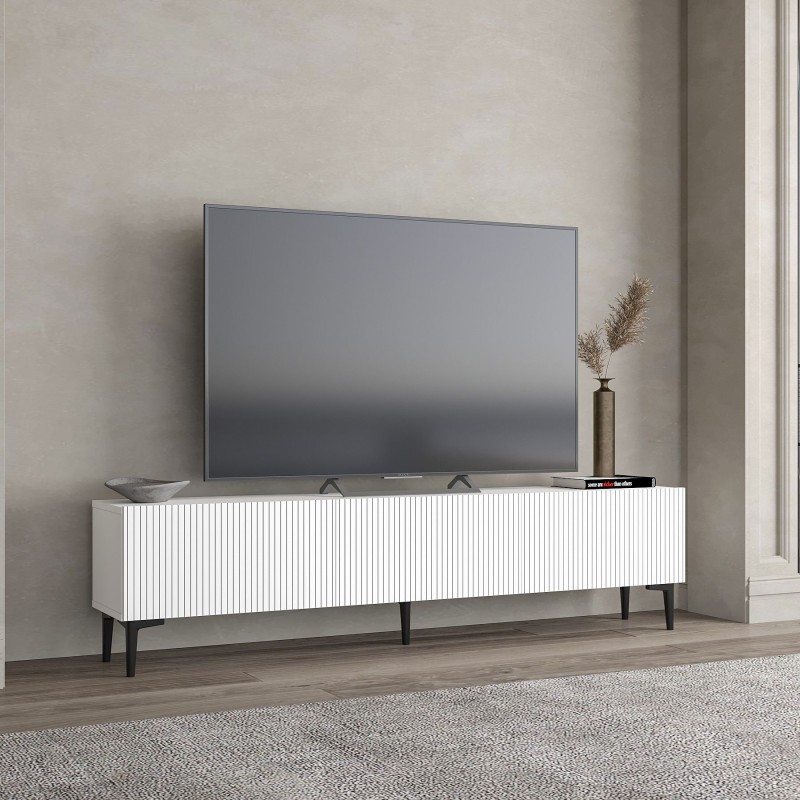 TV Stand Oscar - White White
