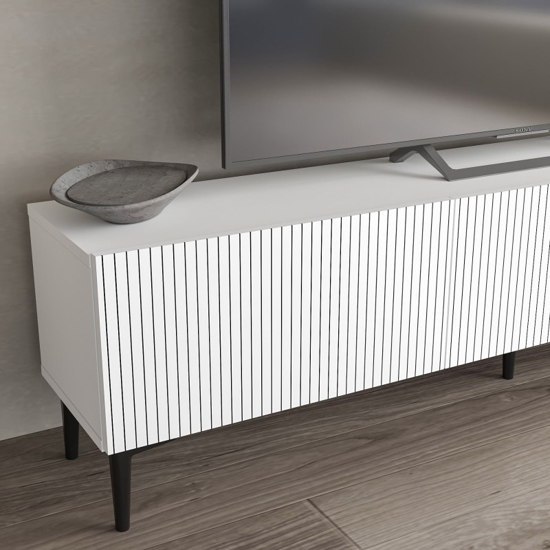 TV Stand Oscar - White White