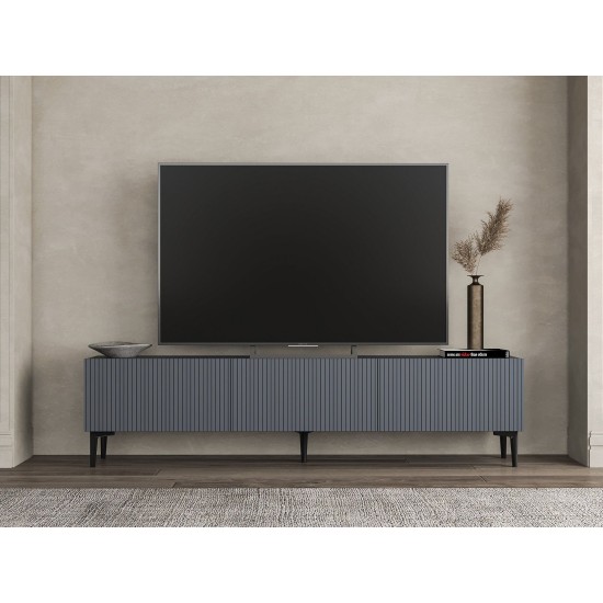 TV Stand Oscar - Anthracite Anthracite TV Stand Oscar - Anthracite Anthracite