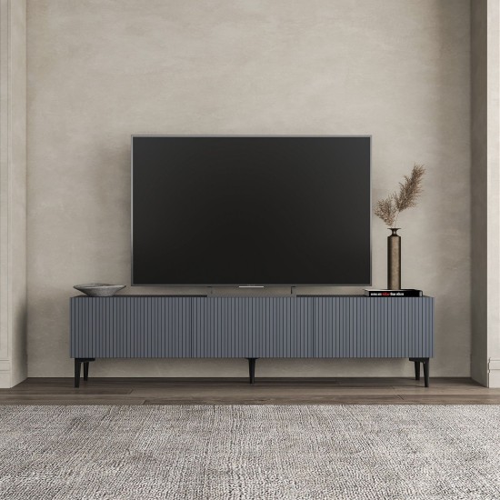 TV Stand Oscar - Anthracite Anthracite TV Stand Oscar - Anthracite Anthracite