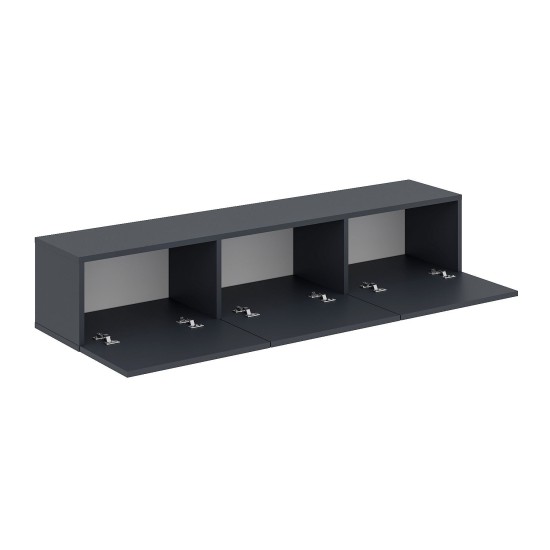 TV Stand Oscar - Anthracite Anthracite TV Stand Oscar - Anthracite Anthracite