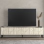 TV Stand Oscar - Travertine Travertine