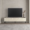 TV Stand Oscar - Travertine Travertine