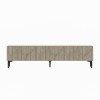 TV Stand Oscar - Travertine Travertine