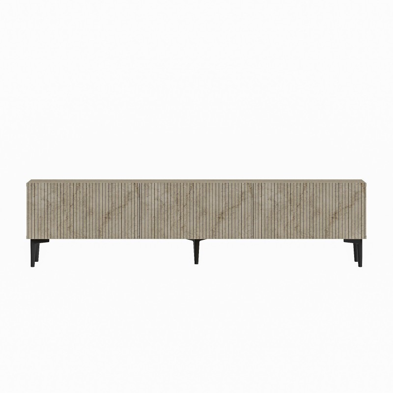TV Stand Oscar - Travertine Travertine