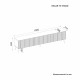 TV Stand Oscar - Travertine Travertine TV Stand Oscar - Travertine Travertine