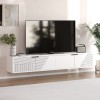 TV Stand Parla - White White