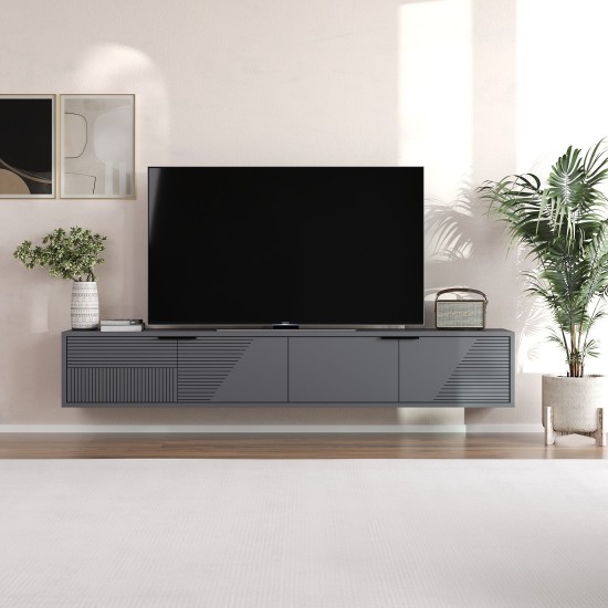 TV Stand Parla - Anthracite Anthracite TV Stand Parla - Anthracite Anthracite