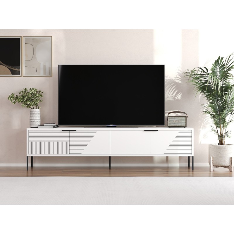 TV Stand Dore - White White