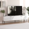 TV Stand Dore - White White