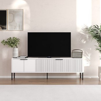 TV Stand Noah - White White