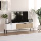 TV Stand Noah - White, Rattan White
Rattan TV Stand Noah - White, Rattan White
Rattan