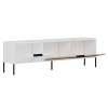 TV Stand Noah - White, Rattan White
Rattan
