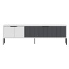 TV Stand Noah - White, Anthracite White
Anthracite