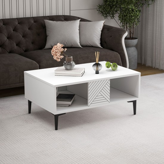 Coffee Table Felix - White White Coffee Table Felix - White White