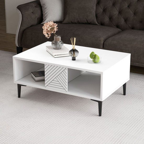 Coffee Table Felix - White White Coffee Table Felix - White White