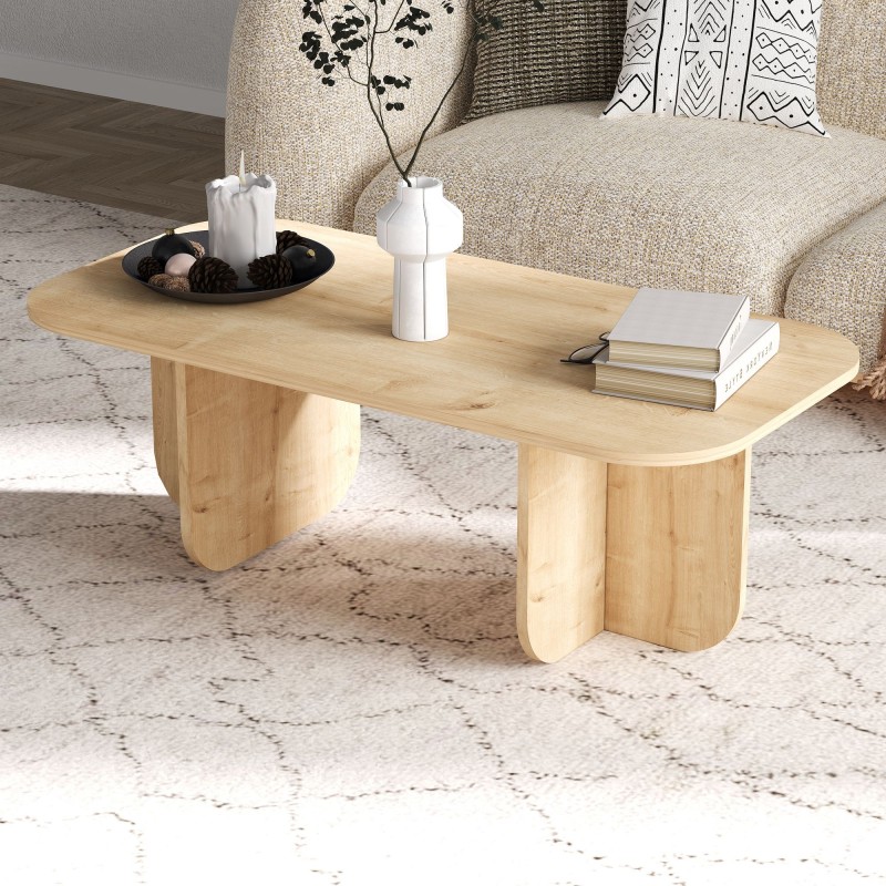 Coffee Table Becaj - Sapphire Oak Sapphire Oak