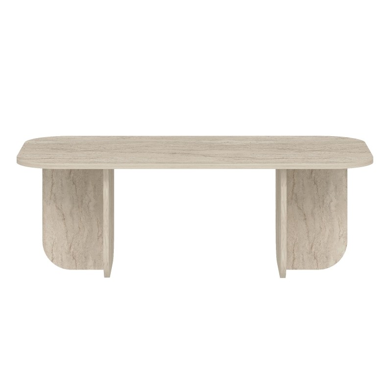 Coffee Table Becaj - Travertine Travertine