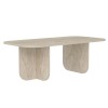 Coffee Table Becaj - Travertine Travertine