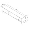 TV Stand Paye - White White