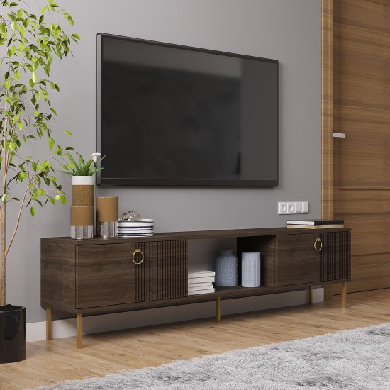 TV Stand Paye - Walnut Walnut TV Stand Paye - Walnut Walnut