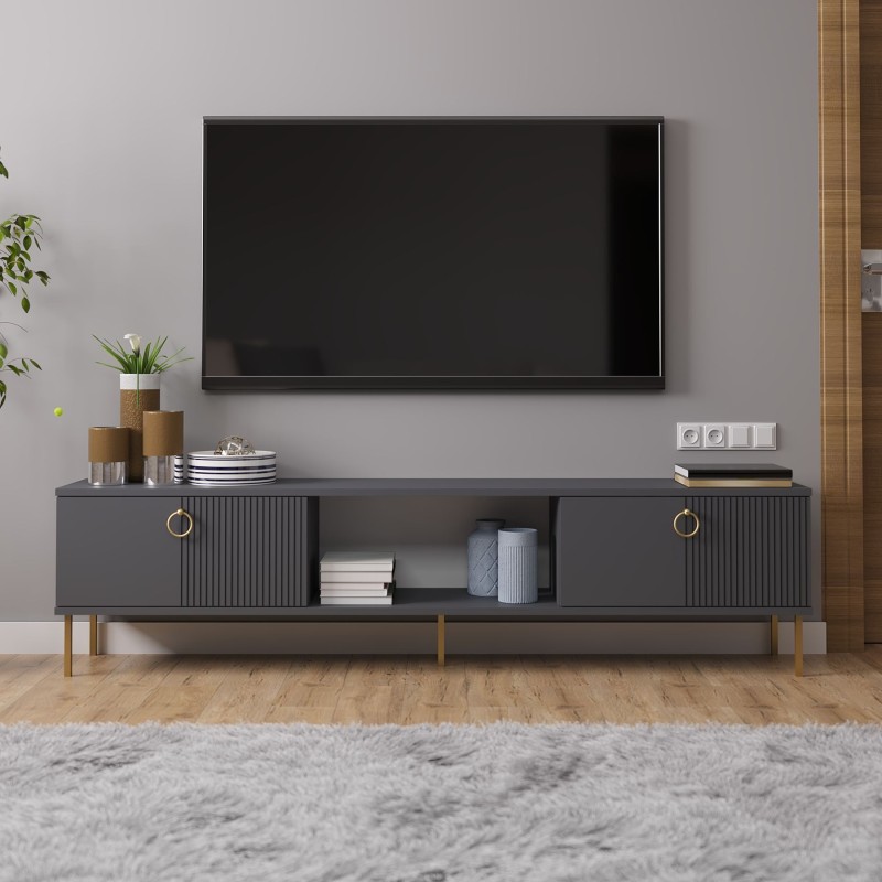 TV Stand Paye - Anthracite Anthracite