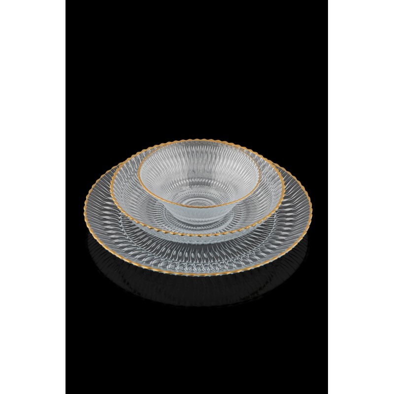 Dinner Set (12 Pieces) Selen 12YTAY Transparent