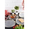 Dessert Plate Set (6 Pieces) Marsilya 6PTAY Transparent