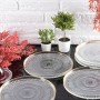 Dessert Plate Set (6 Pieces) Marsilya 6PTAY Transparent