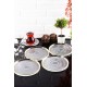 Dessert Plate Set (4 Pieces) Marsilya 4PTAY Transparent Dessert Plate Set (4 Pieces) Marsilya 4PTAY Transparent