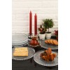 Dessert Plate Set (6 Pieces) Marsilya 6PTSB Transparent