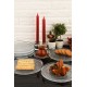 Dessert Plate Set (6 Pieces) Marsilya 6PTSB Transparent