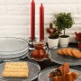 Dessert Plate Set (6 Pieces) Marsilya 6PTSB Transparent