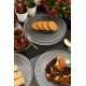 Dessert Plate Set (6 Pieces) Marsilya 6PTSB Transparent