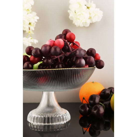 Fruit Plate Damla 1AKAY23 Transparent Fruit Plate Damla 1AKAY23 Transparent