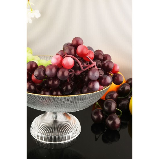 Fruit Plate Damla 1AKAY23 Transparent Fruit Plate Damla 1AKAY23 Transparent