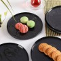 Dessert Plate Set (6 Pieces) Milano 6PTAD Anthracite