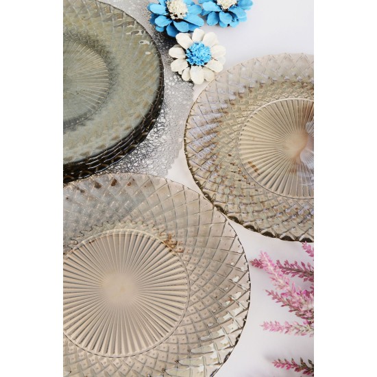 Dessert Plate Set (6 Pieces) Belinda 6PTFS Fume Dessert Plate Set (6 Pieces) Belinda 6PTFS Fume