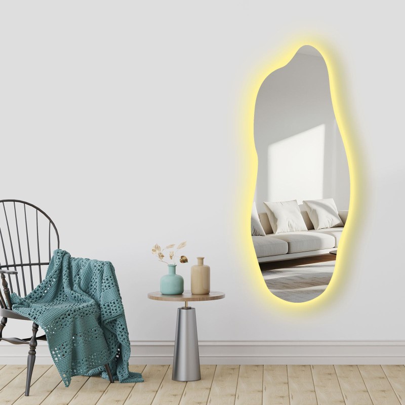 Mirror with Led Lighting 52135Ledayna-001 Multicolor