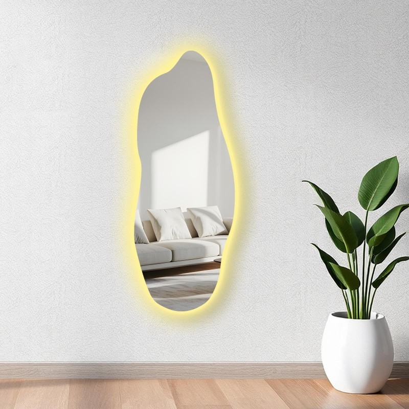 Mirror with Led Lighting 52135Ledayna-001 Multicolor