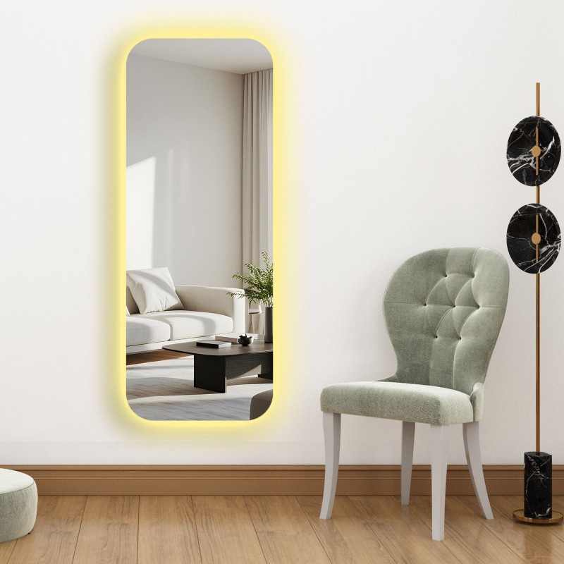 Mirror with Led Lighting 52135Ledayna-003 Multicolor