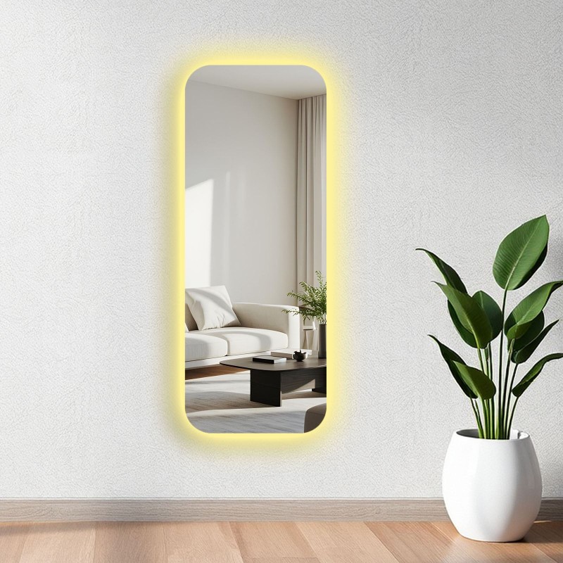 Mirror with Led Lighting 52135Ledayna-003 Multicolor