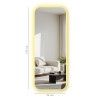 Mirror with Led Lighting 52135Ledayna-003 Multicolor