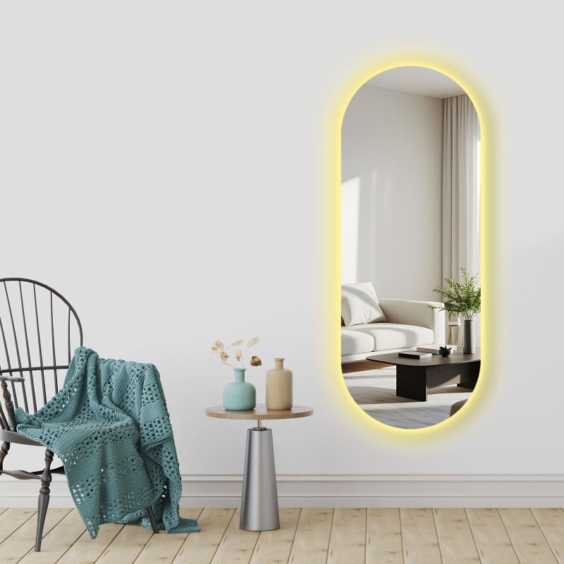 Mirror with Led Lighting 52135Ledayna-004 Multicolor