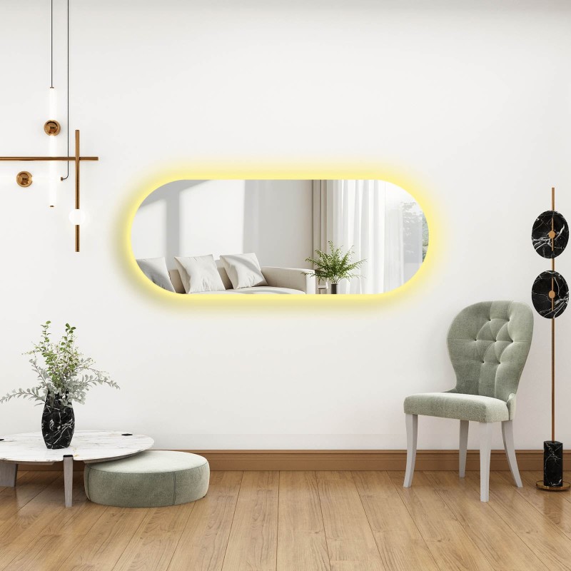 Mirror with Led Lighting 52135Ledayna-004 Multicolor